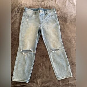 Wonderly Distressed Light Blue Women's Jeans